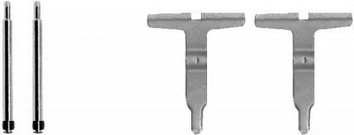 HELLA PAGID 8dz355202651 -  Комплектующие, колодки дискового тормоза